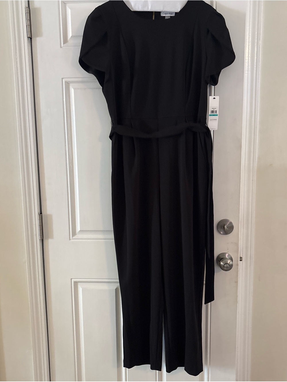 Calvin Klein Black Top with Branded Neck Label